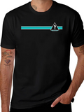 Mens Black Graphic Tee - Adventure Awaits product image 1