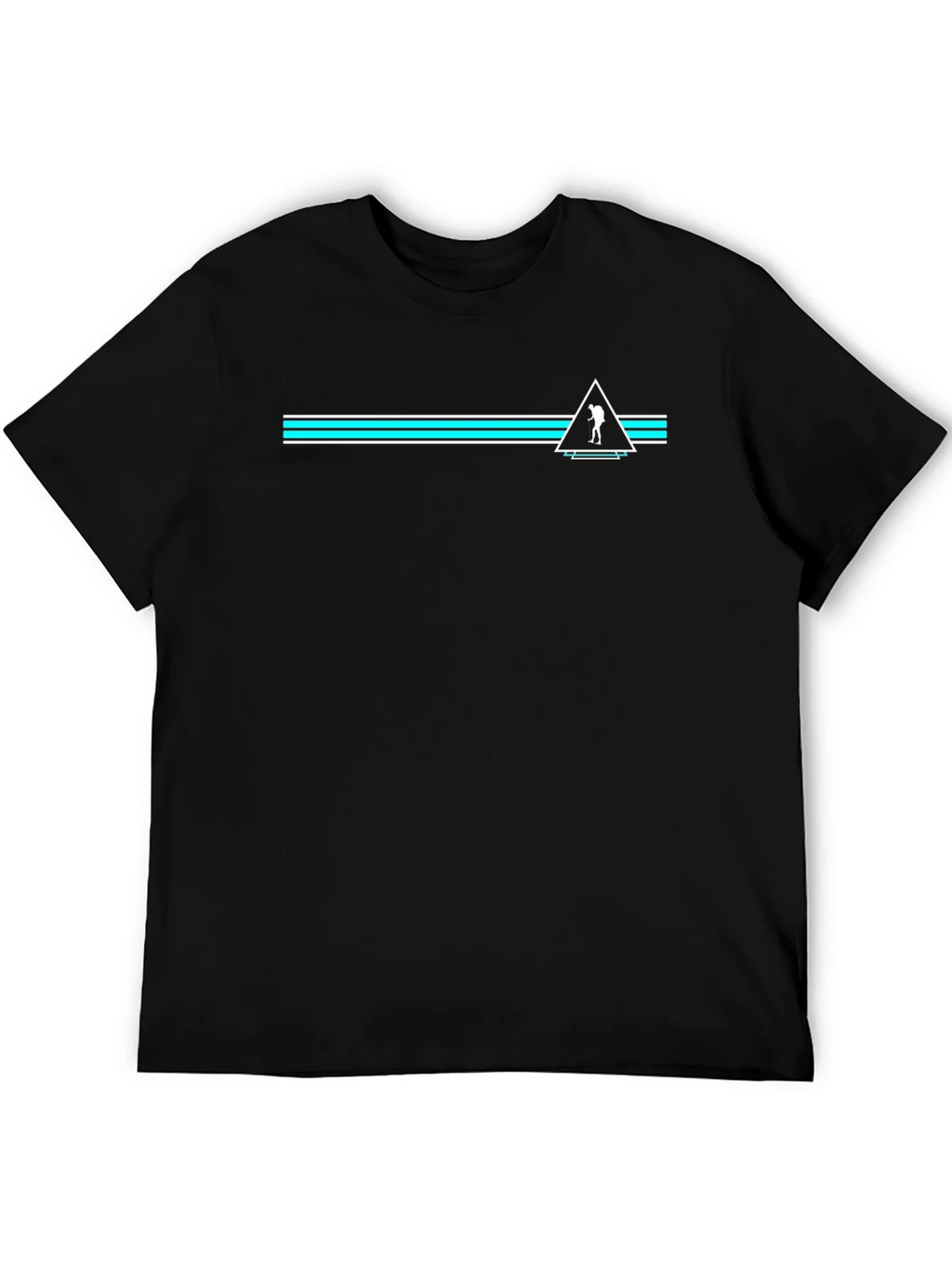 Mens Black Graphic Tee - Adventure Awaits product image 8