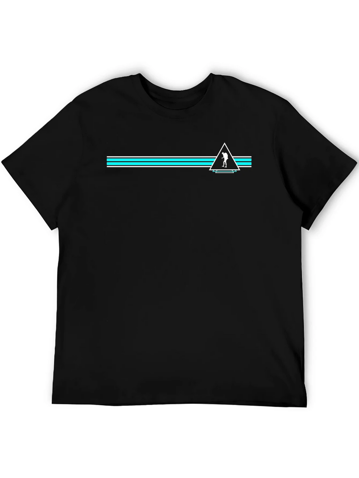 Mens Black Graphic Tee - Adventure Awaits product image 8
