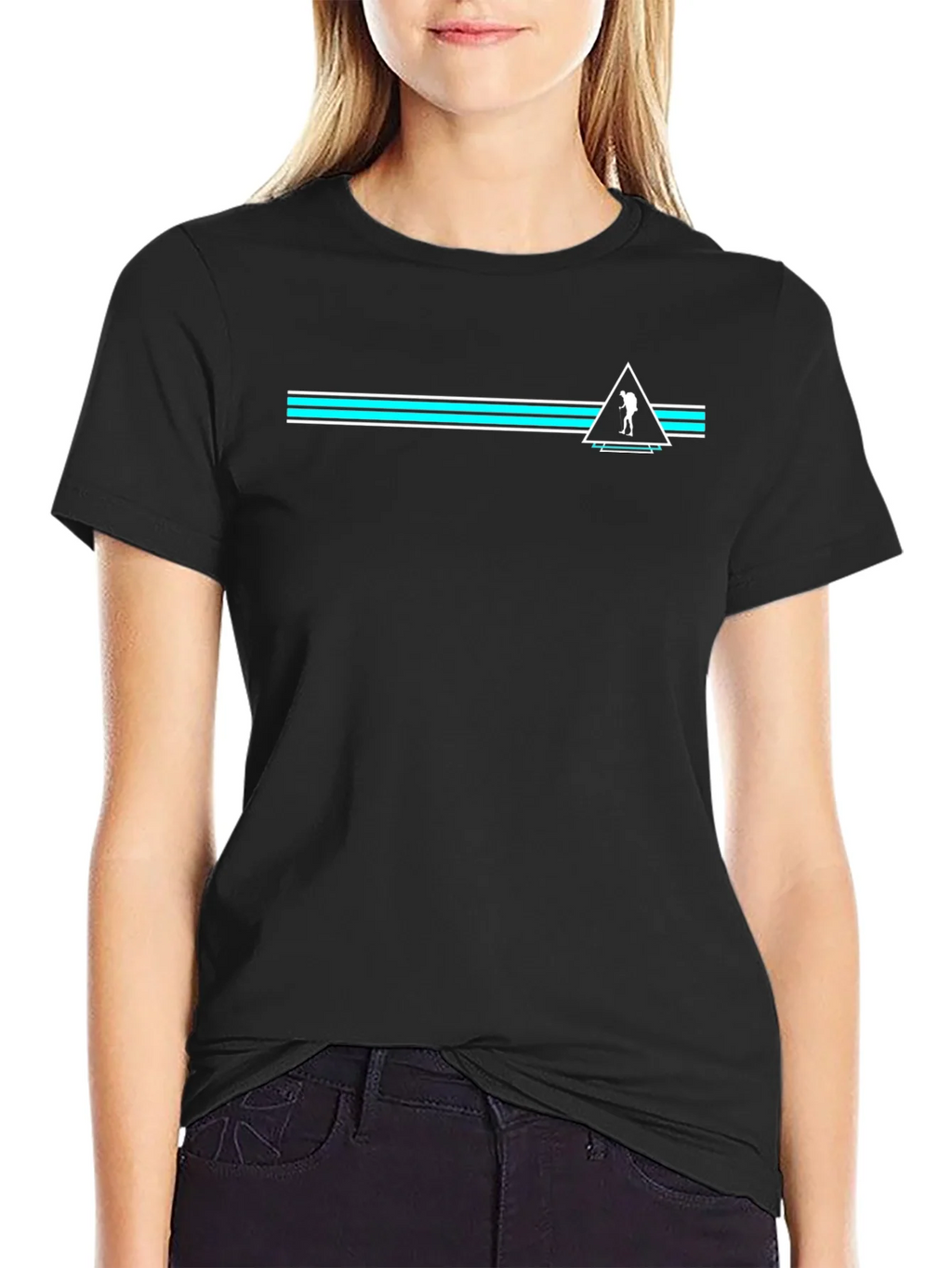 Mens Black Graphic Tee - Adventure Awaits product image 5