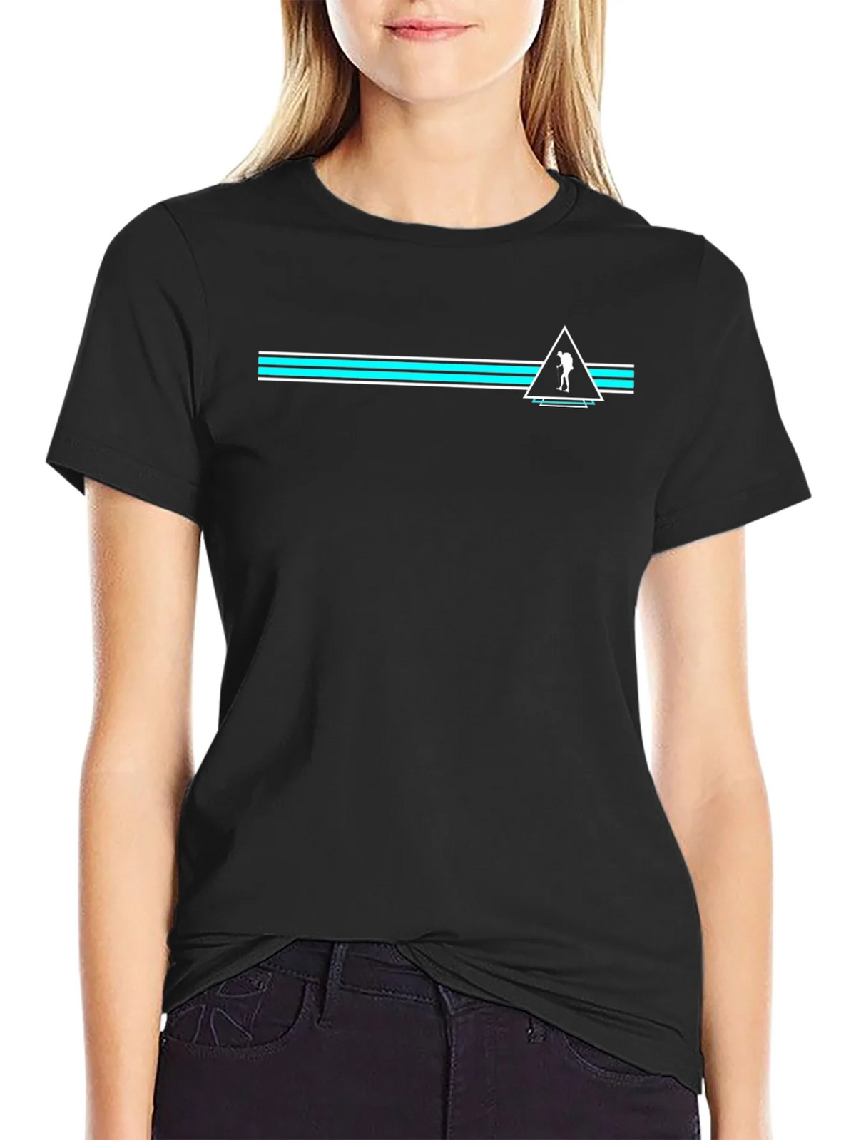 Mens Black Graphic Tee - Adventure Awaits product image 5