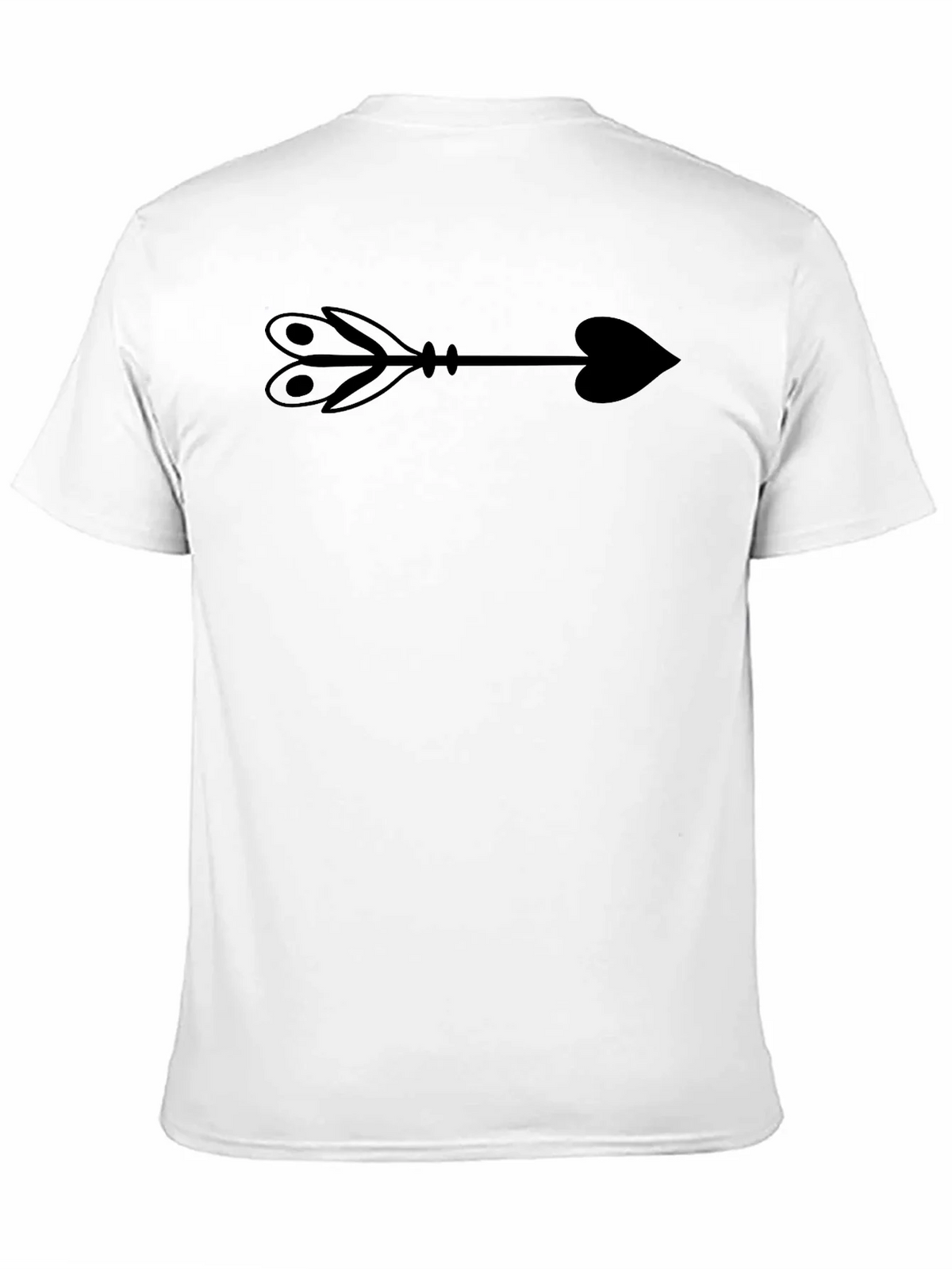 Arrow Heart Graphic T-Shirt - Classic Black Tee product image 2