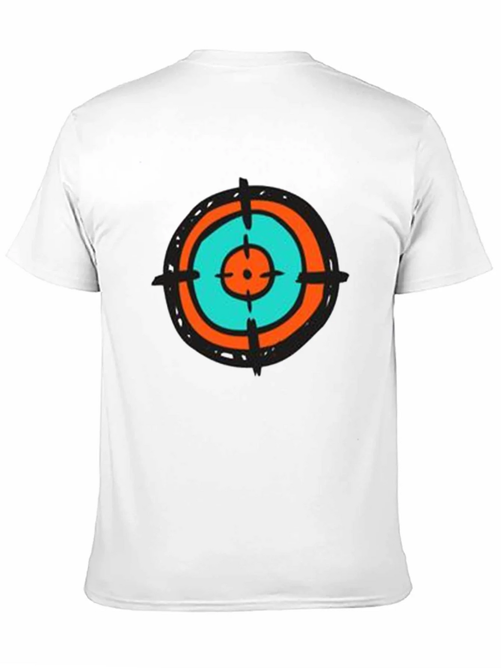 Target Tee - Abstract Graphic Print Crew Neck T-Shirt product image 2
