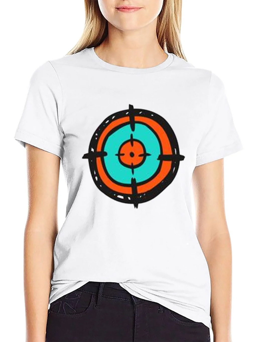 Target Tee - Abstract Graphic Print Crew Neck T-Shirt product image 11