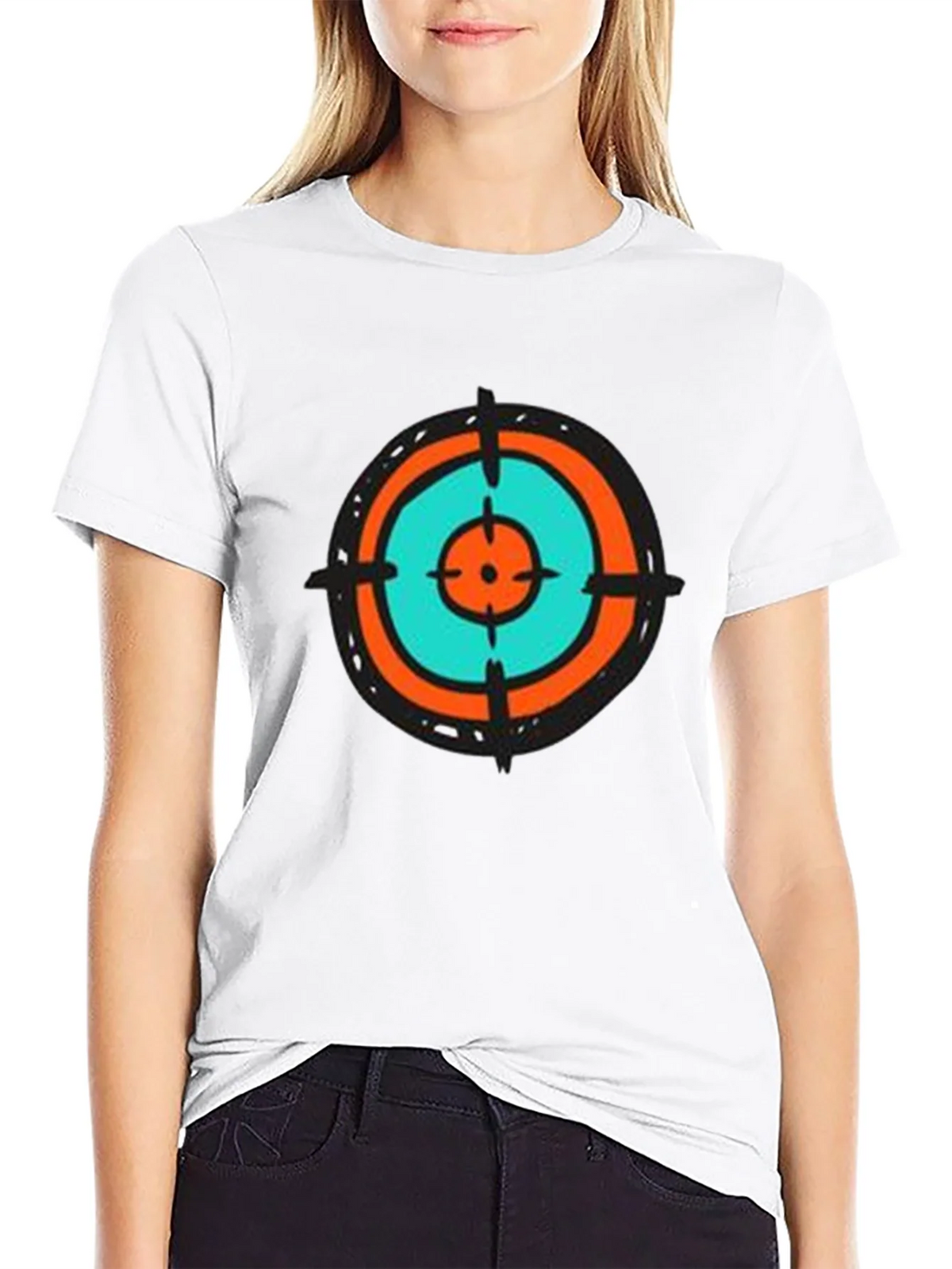 Target Tee - Abstract Graphic Print Crew Neck T-Shirt product image 11