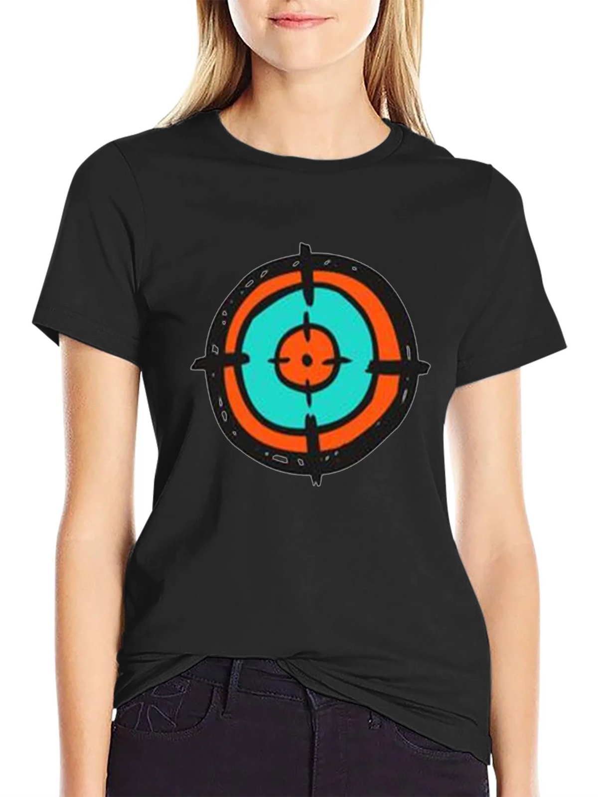 Target Tee - Abstract Graphic Print Crew Neck T-Shirt product image 5