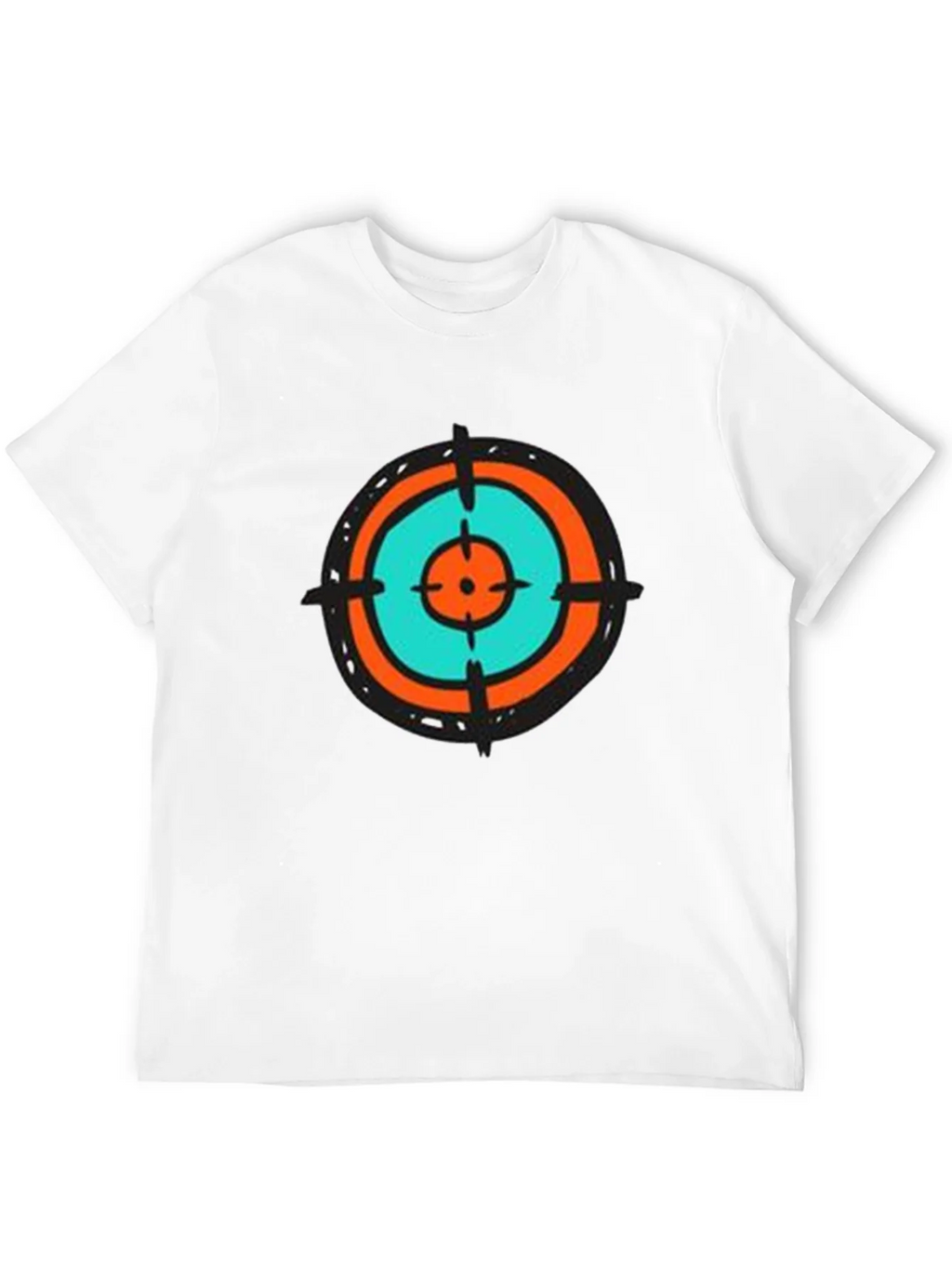 Target Tee - Abstract Graphic Print Crew Neck T-Shirt product image 3