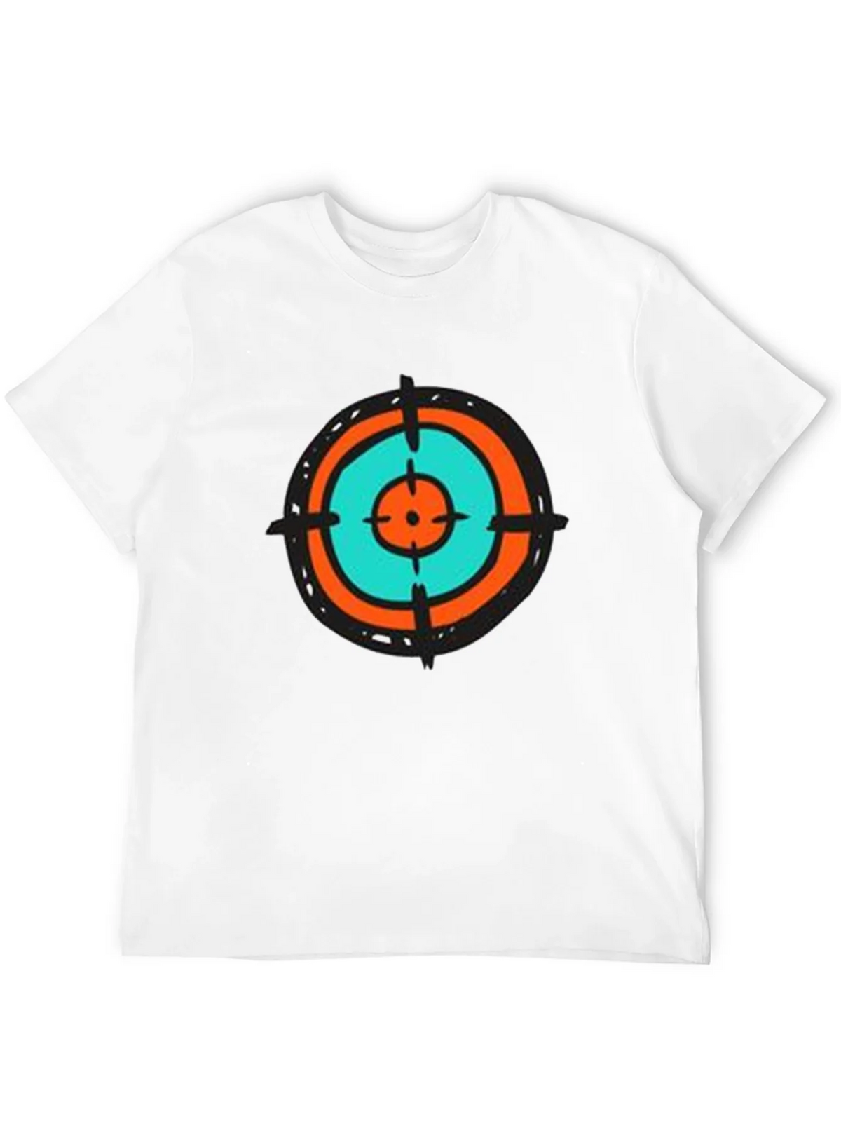 Target Tee - Abstract Graphic Print Crew Neck T-Shirt product image 3