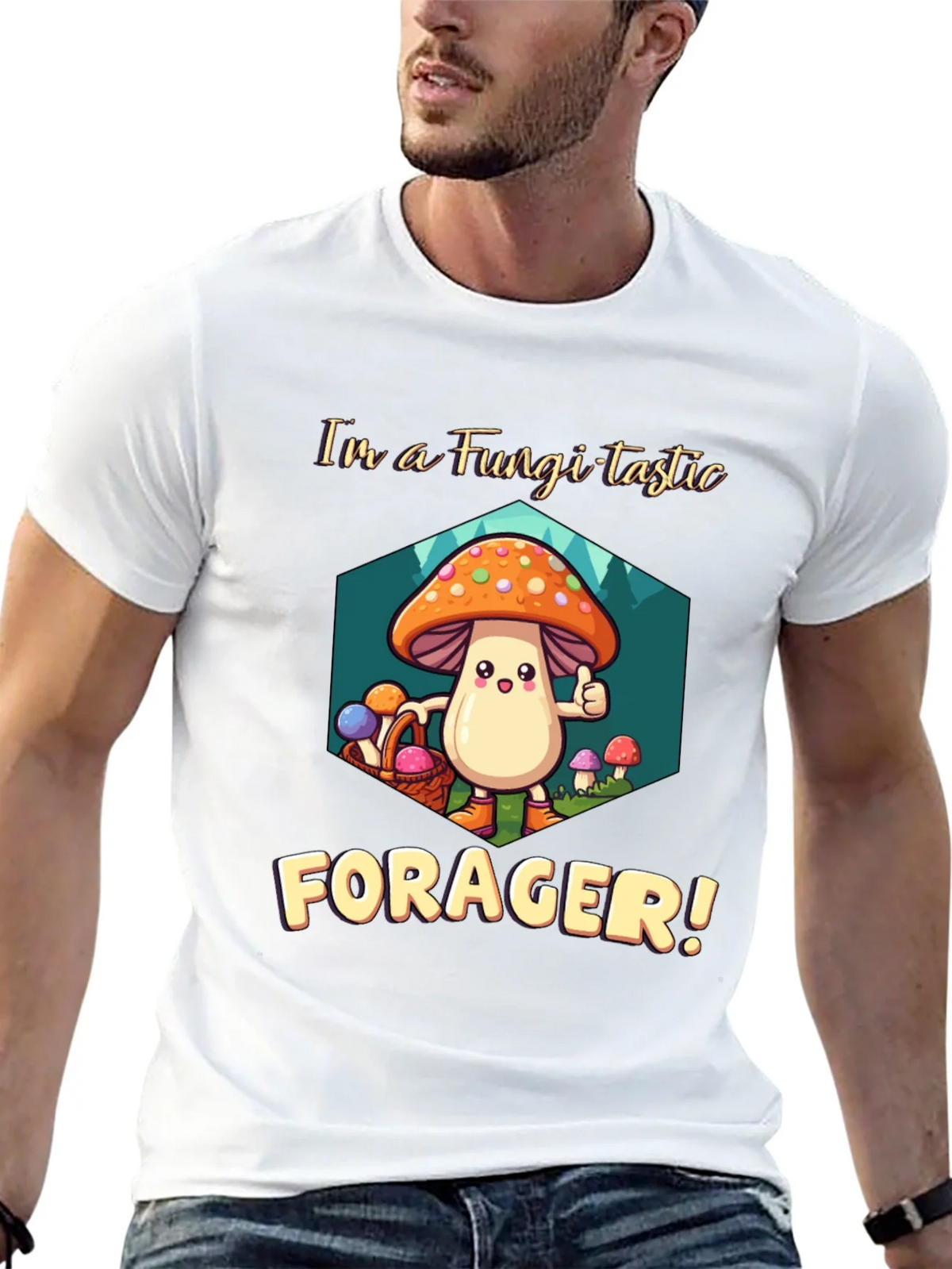 Fungi-tastic Forager T-Shirt product image 4