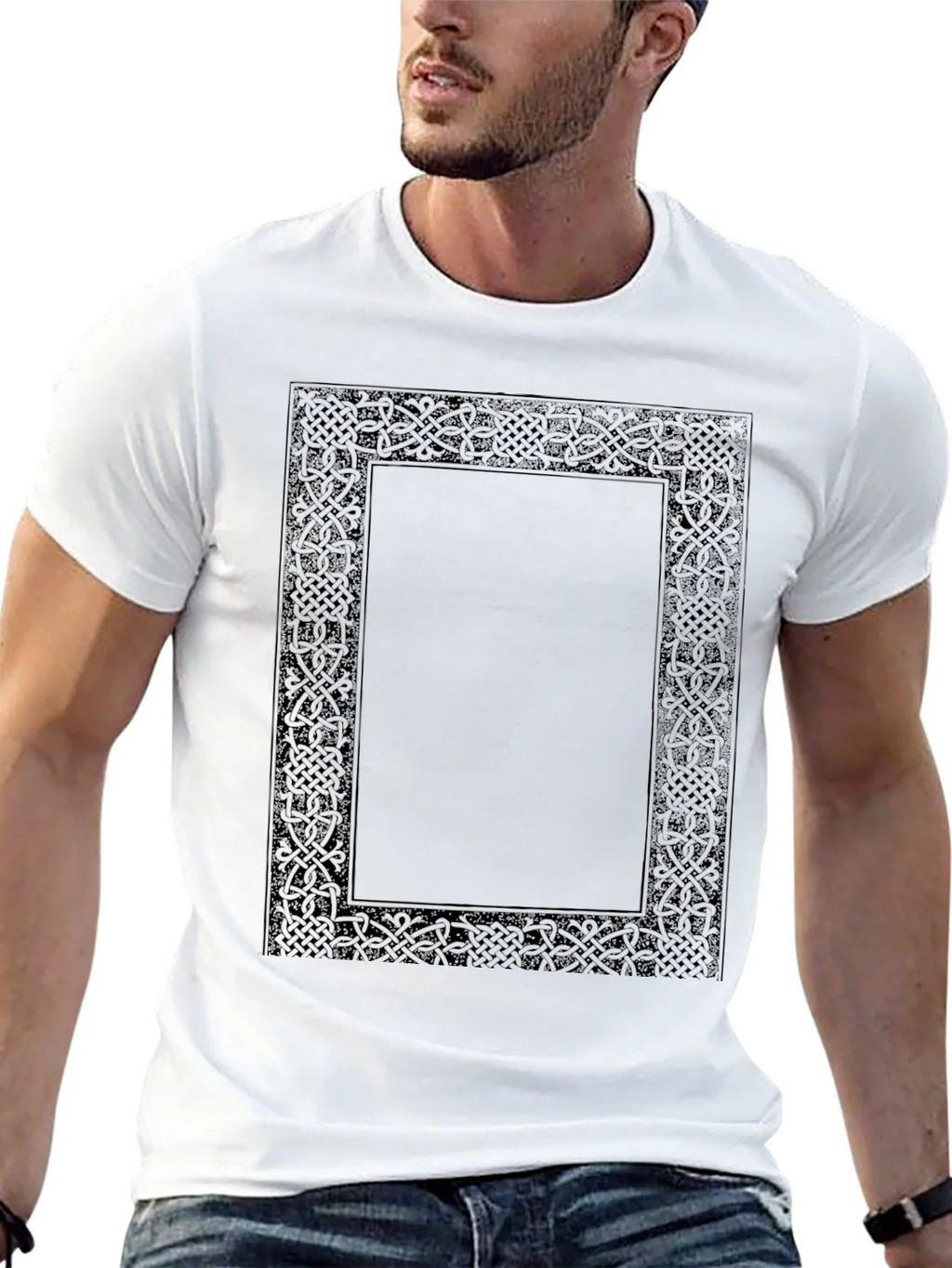 Celtic Knot Framed Graphic T-Shirt product image 4
