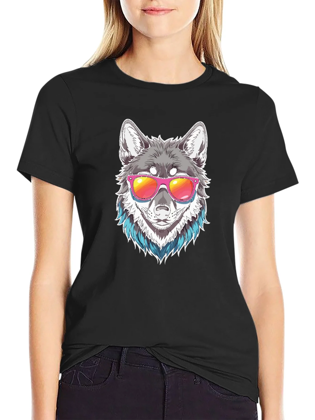Cool Wolf Graphic Tee product image 5