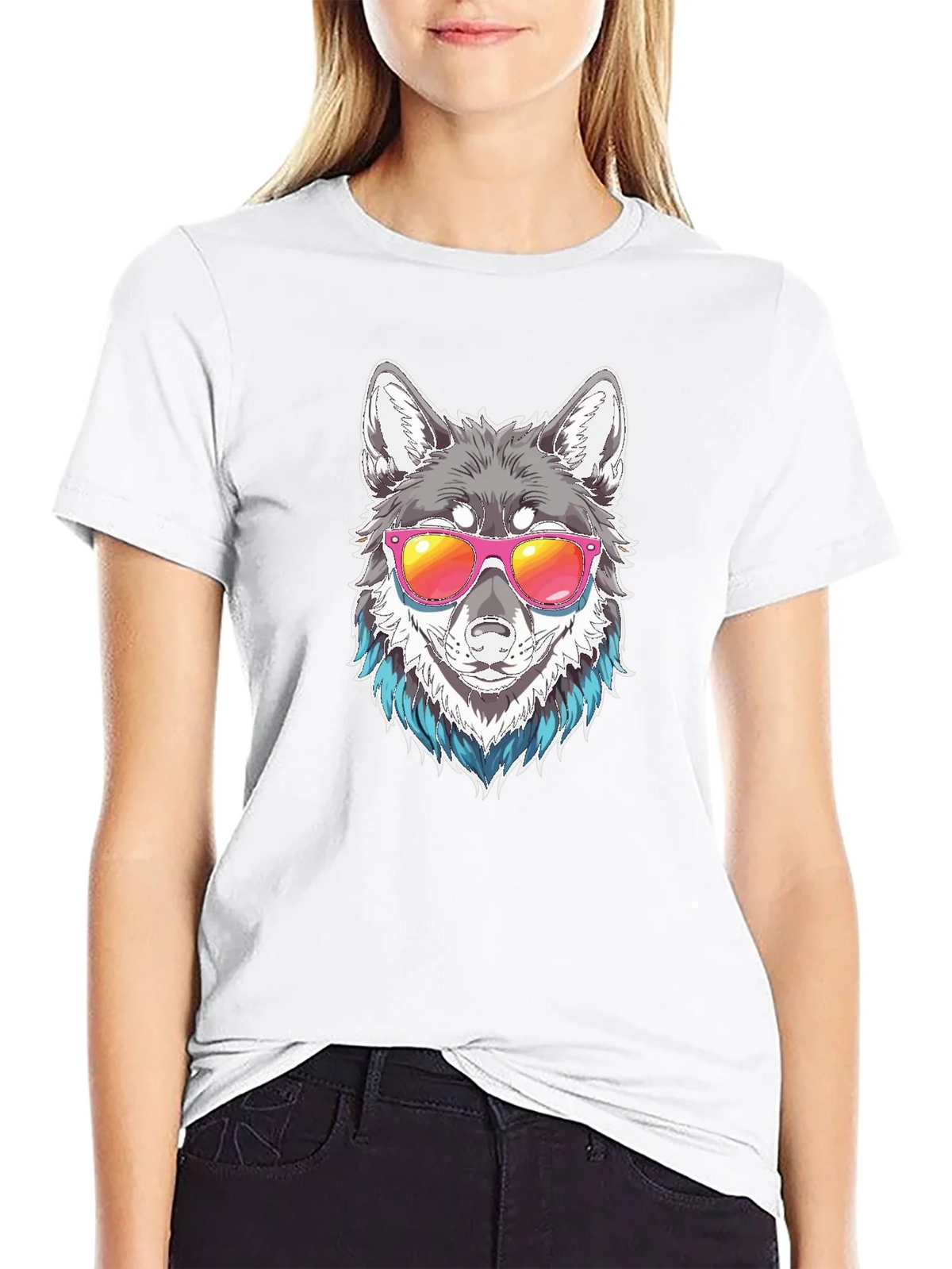 Cool Wolf Graphic Tee product image 11