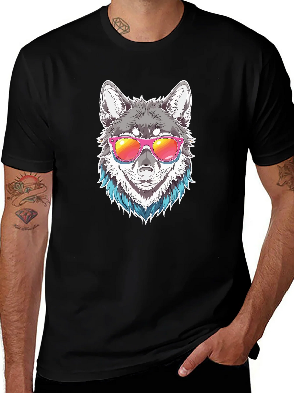 Cool Wolf Graphic Tee product image 1