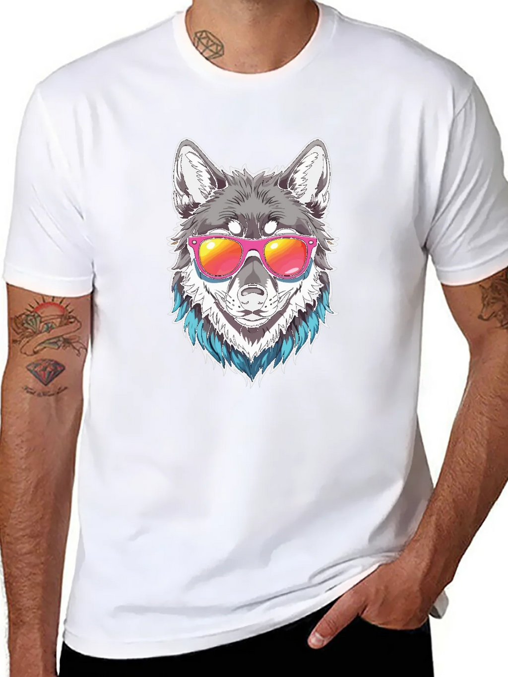 Cool Wolf Graphic Tee product image 10