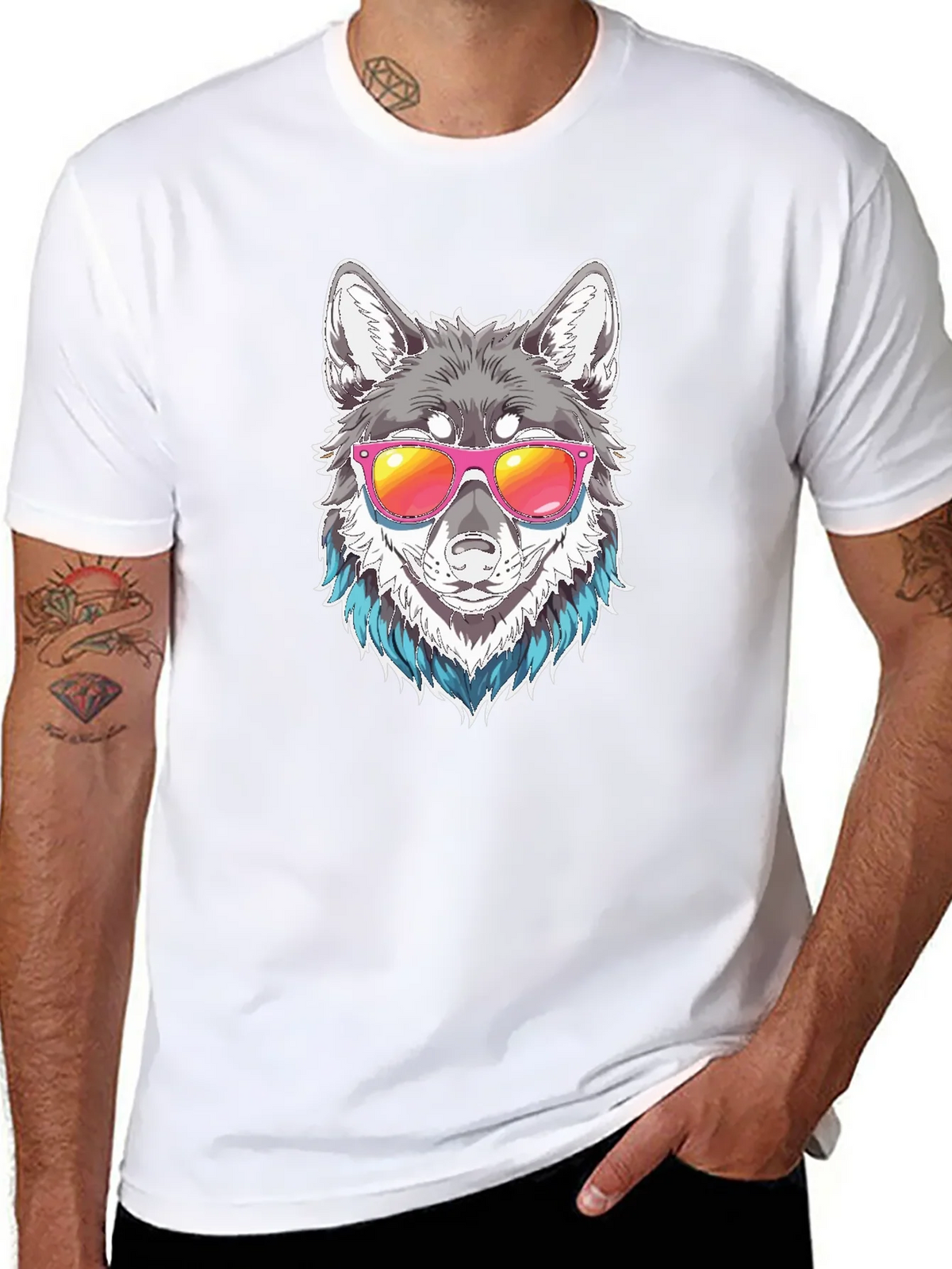 Cool Wolf Graphic Tee product image 10