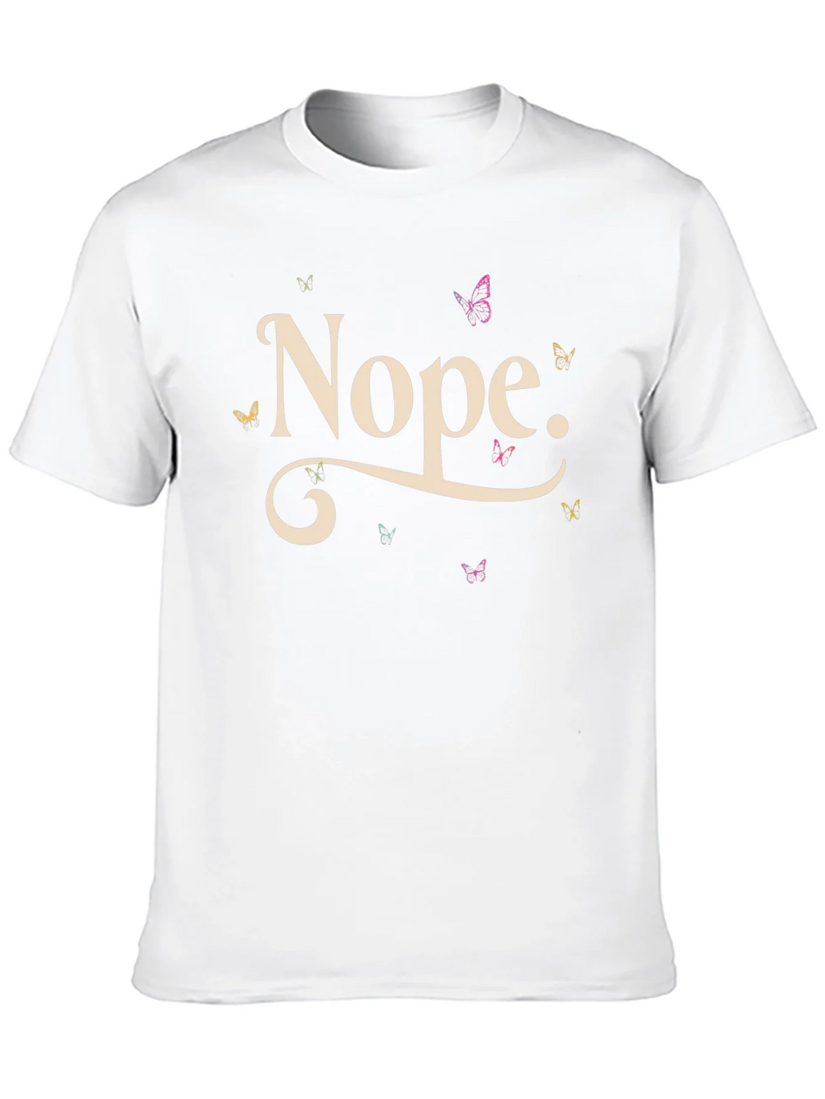 Nope Butterfly T-Shirt - Relaxed Fit Casual Tee product image 12