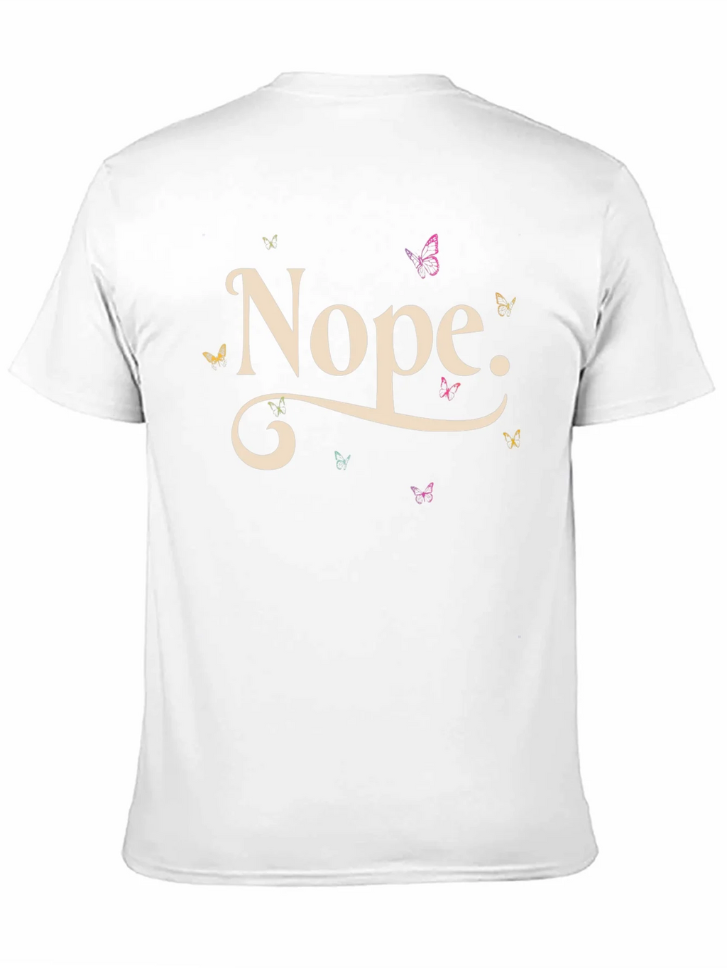 Nope Butterfly T-Shirt - Relaxed Fit Casual Tee product image 2
