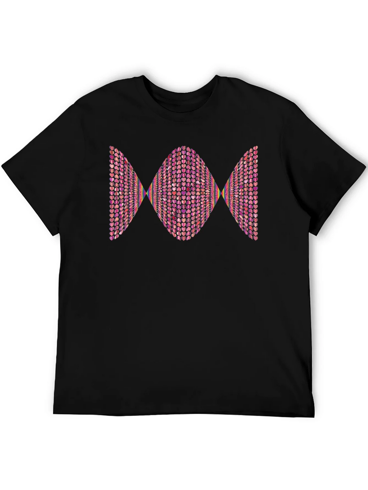 Heart Pattern Graphic Tee - Modern Design product image 8