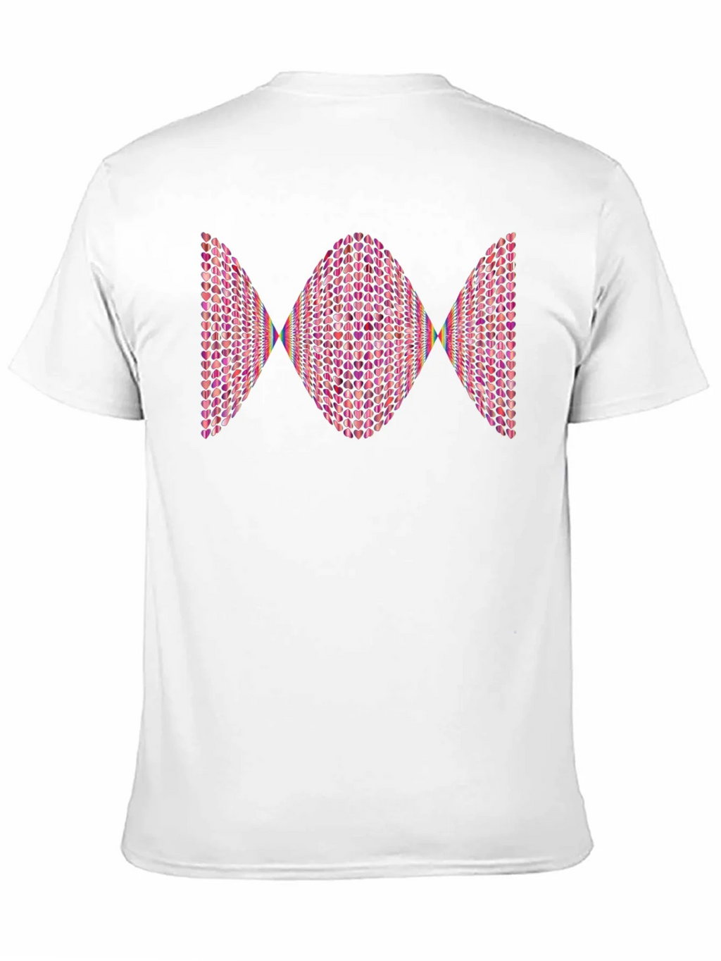 Heart Pattern Graphic Tee - Modern Design product image 2