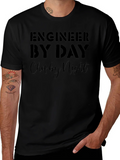 Engineer By Day Chef By Night Black T-Shirt product image 1