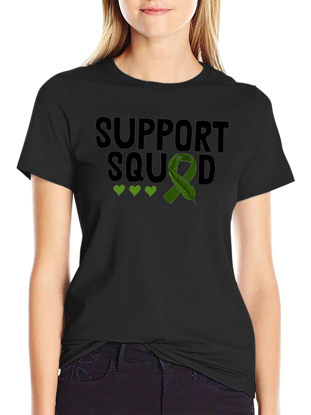 Support Squad T-Shirt - Green Ribbon Mental Health product image 5