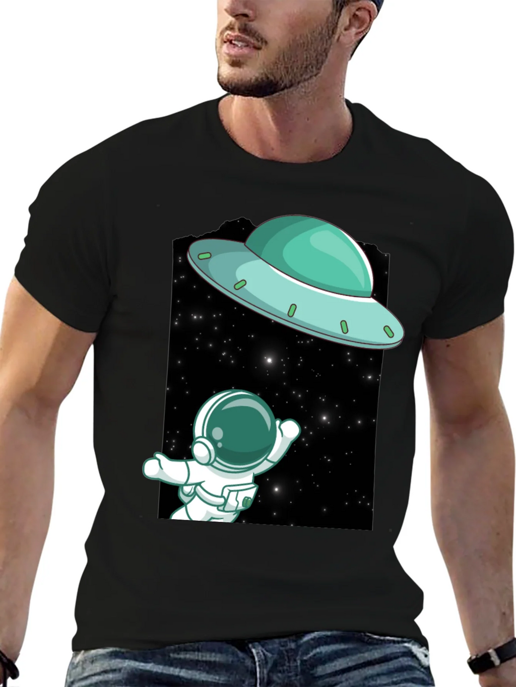 Astronaut & UFO Graphic Tee product image 9