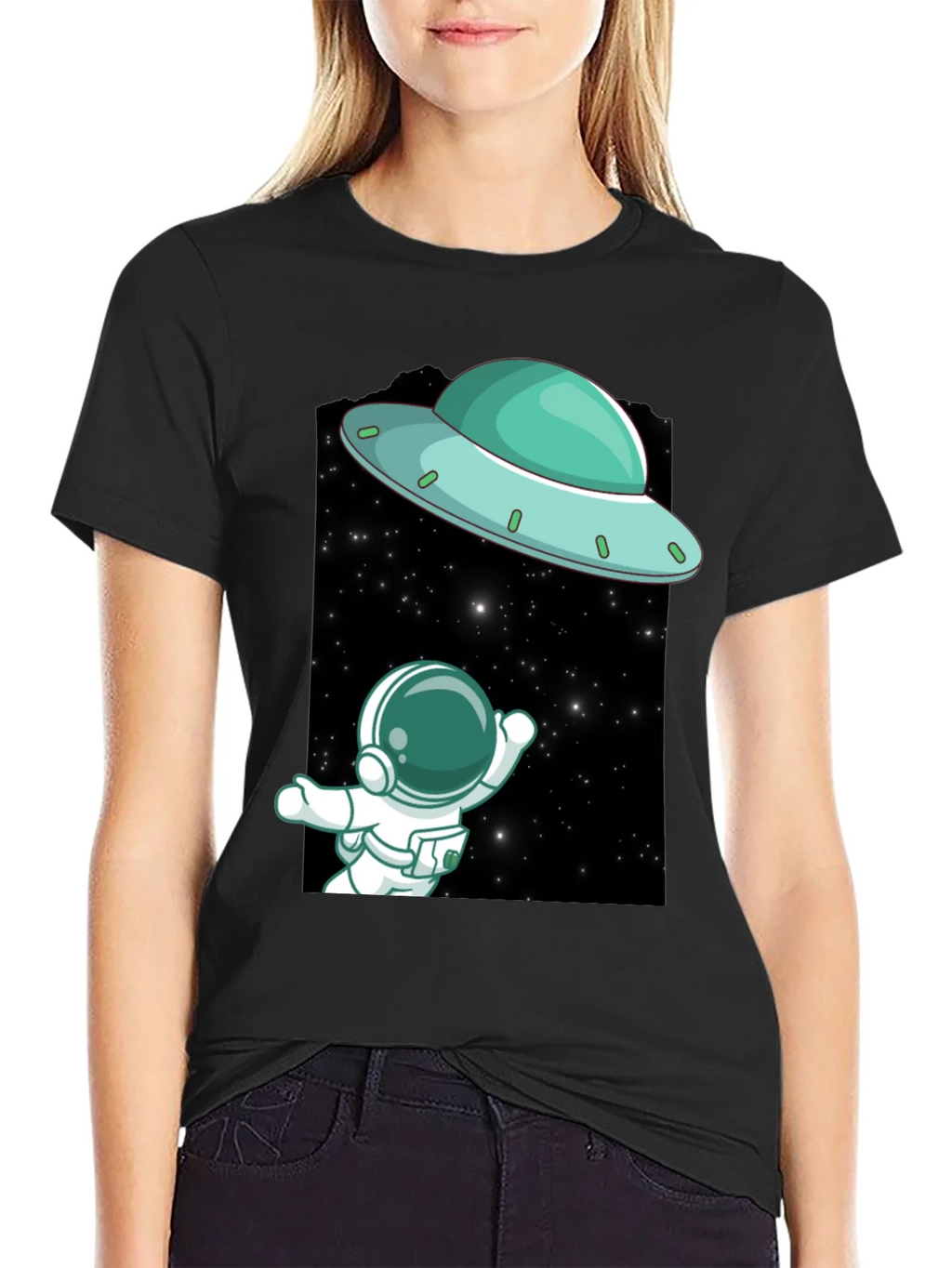 Astronaut & UFO Graphic Tee product image 5