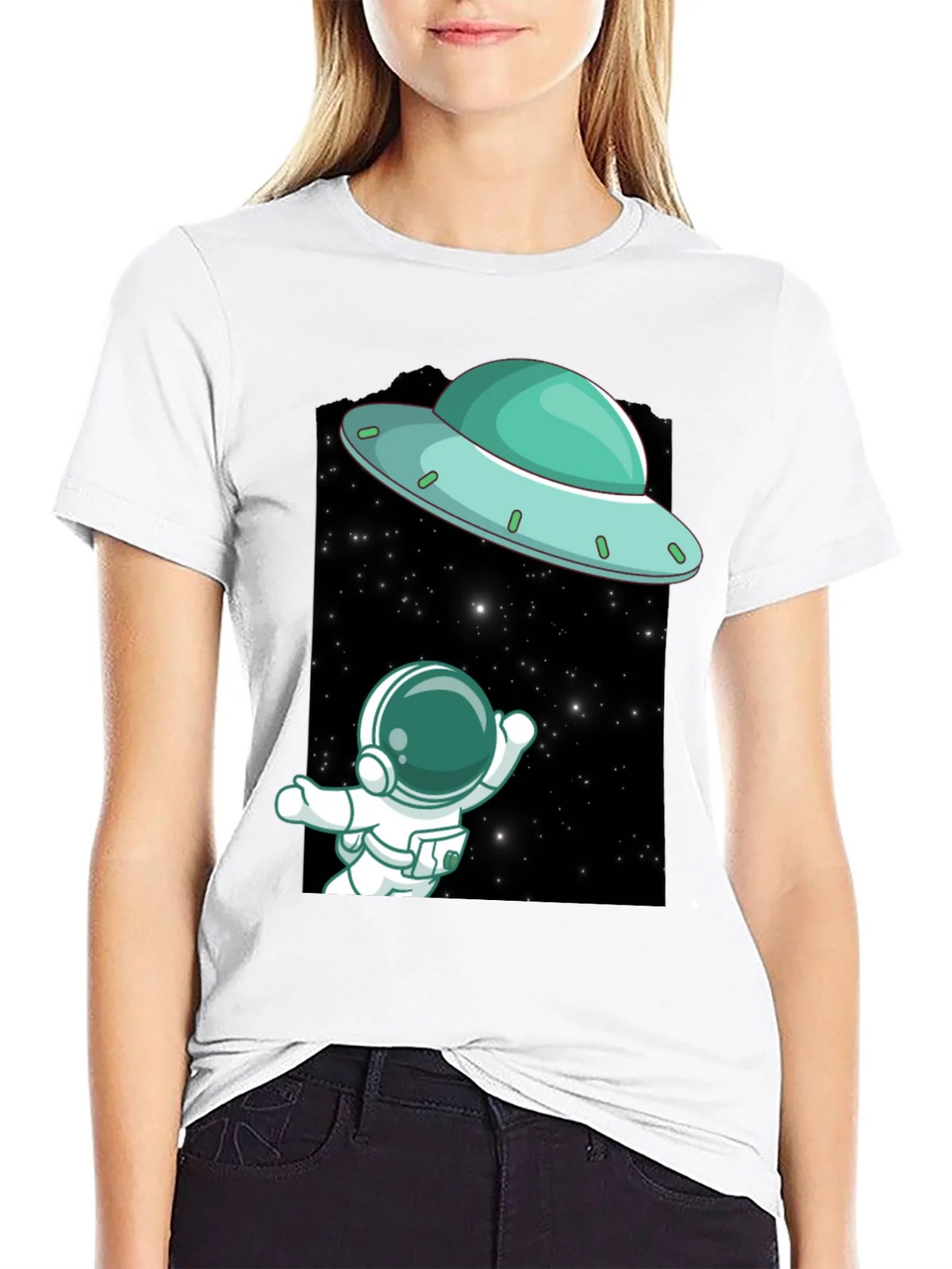 Astronaut & UFO Graphic Tee product image 11