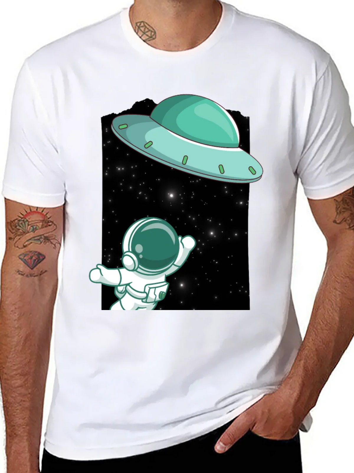 Astronaut & UFO Graphic Tee product image 10