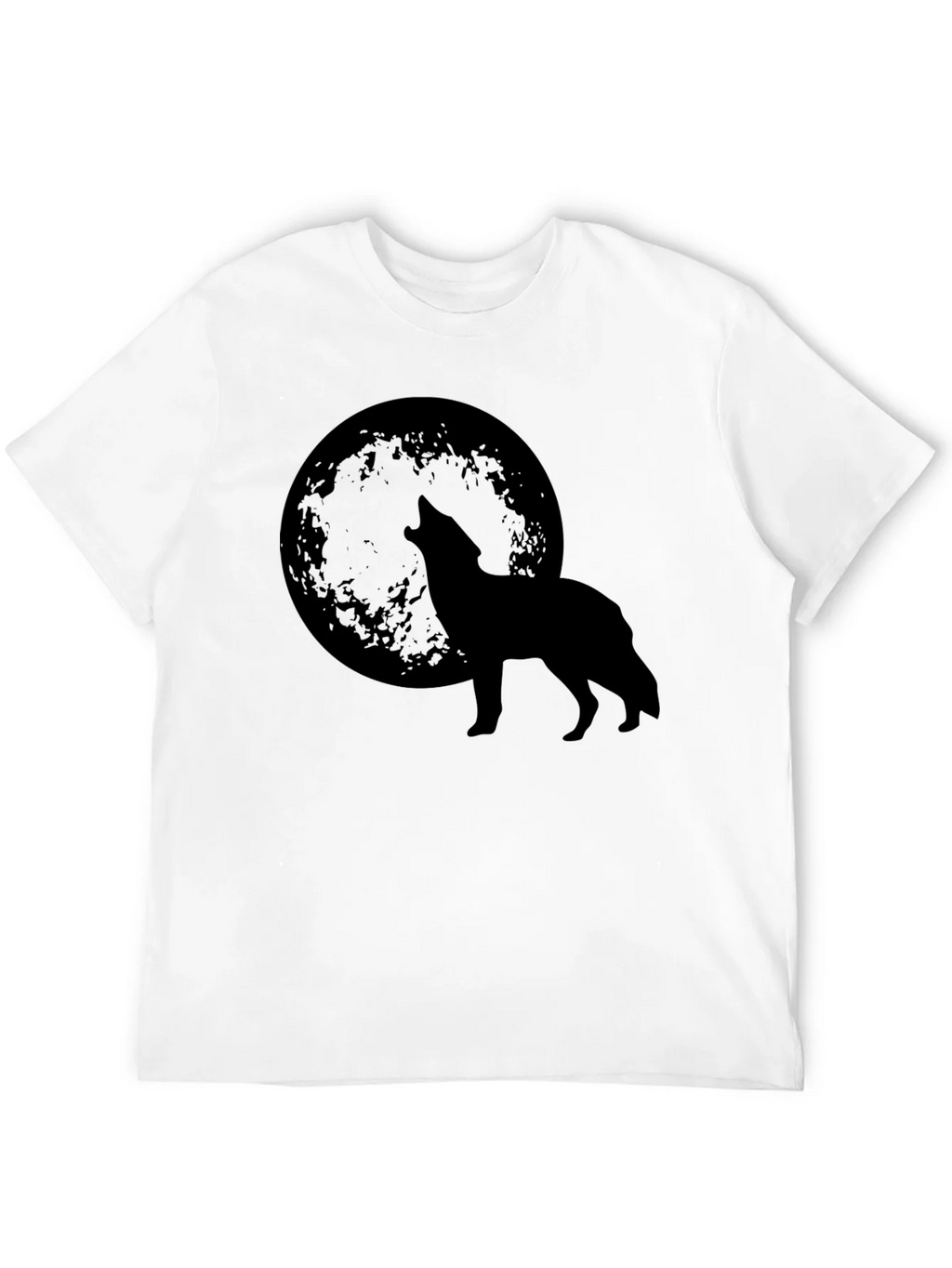 Wolf Howling at Moon Graphic T-Shirt product image 3