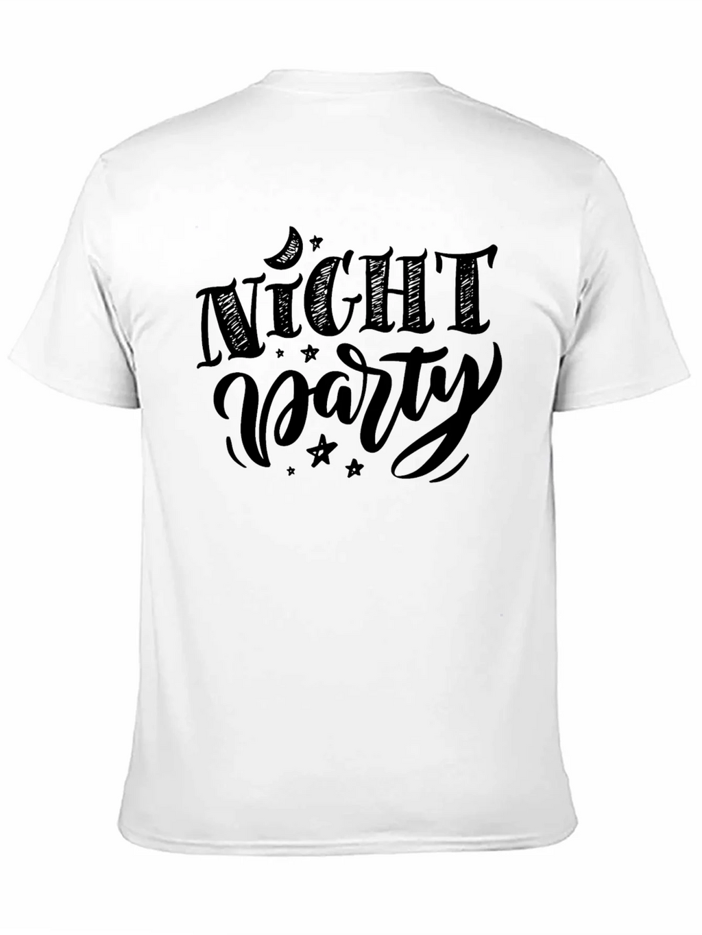 Night Party Graphic Tee - Stylish Black T-Shirt product image 2
