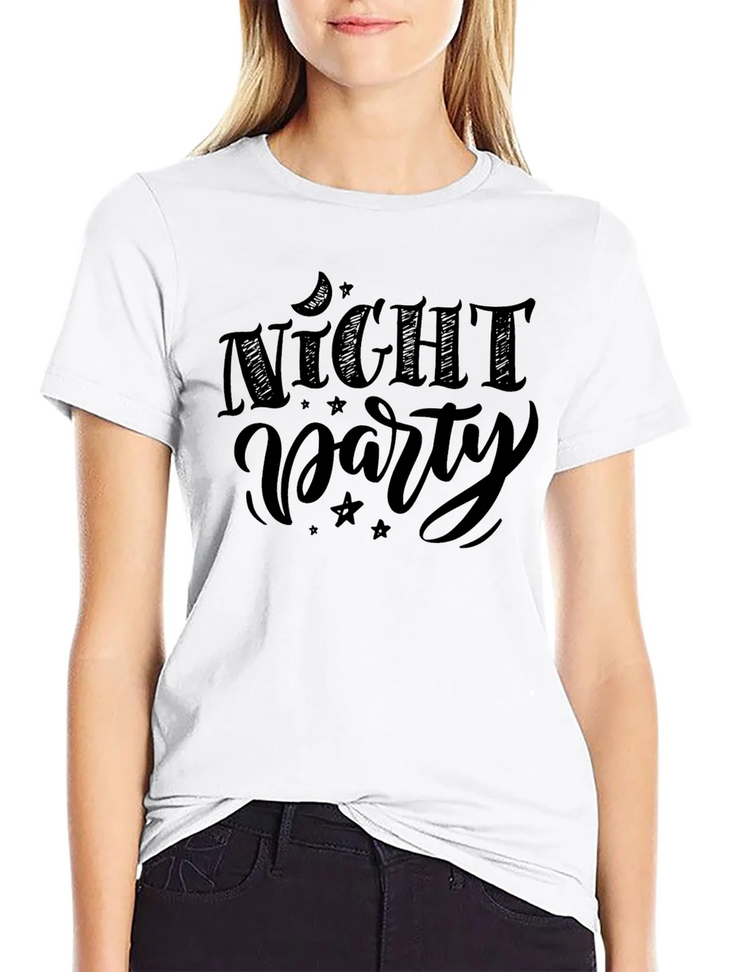 Night Party Graphic Tee - Stylish Black T-Shirt product image 11