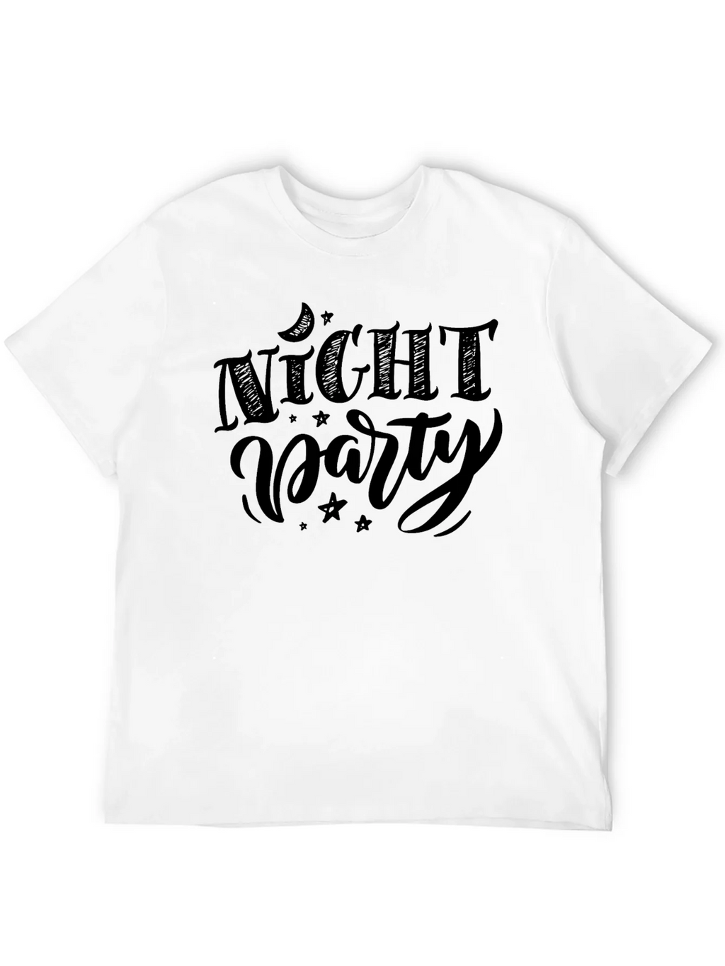 Night Party Graphic Tee - Stylish Black T-Shirt product image 3