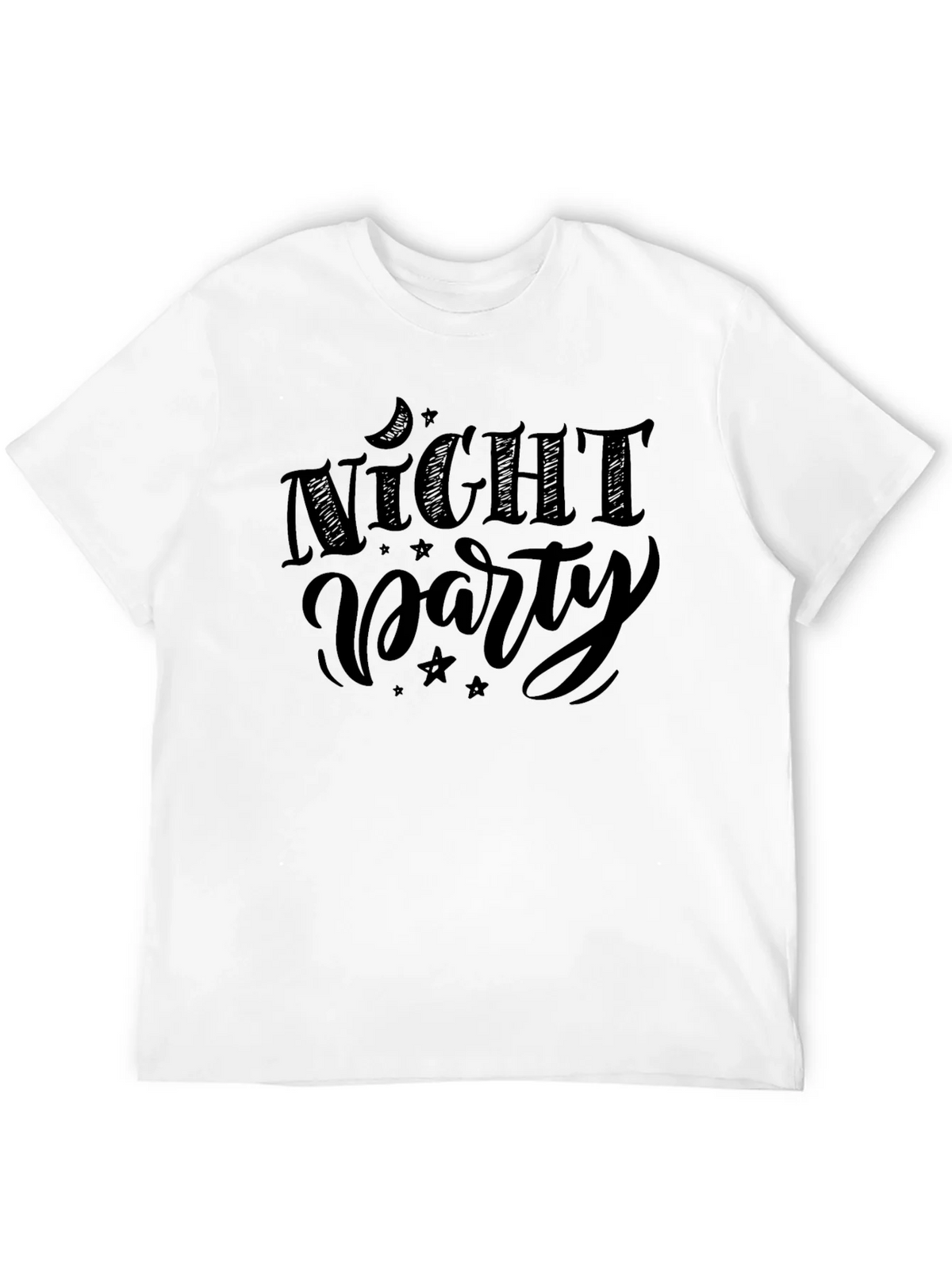 Night Party Graphic Tee - Stylish Black T-Shirt product image 3