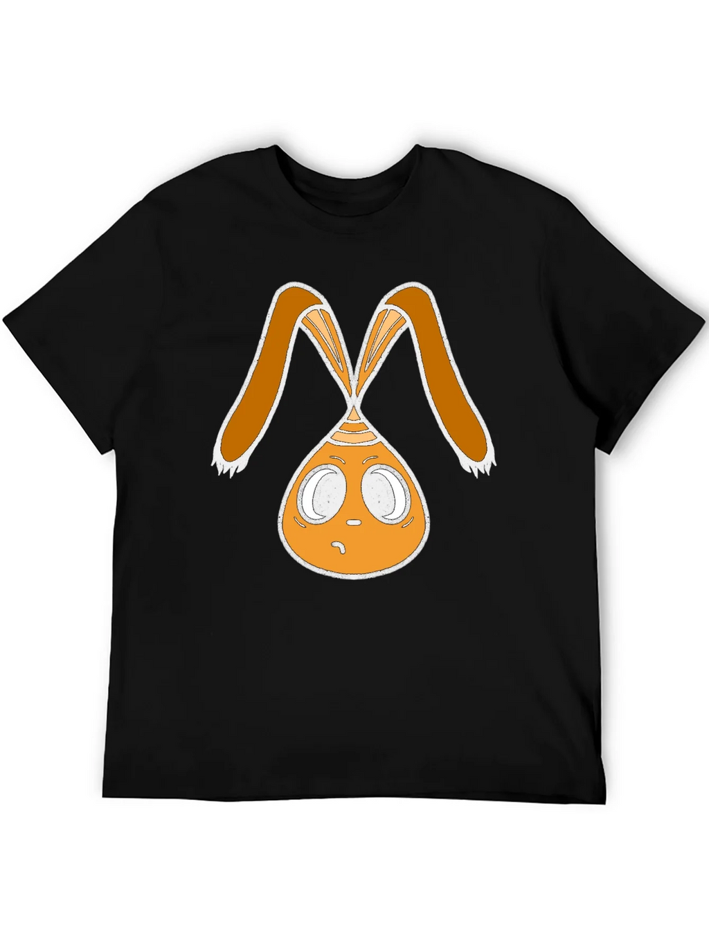 Funky Bunny Graphic Tee - Black Cotton Casual Shirt product image 8