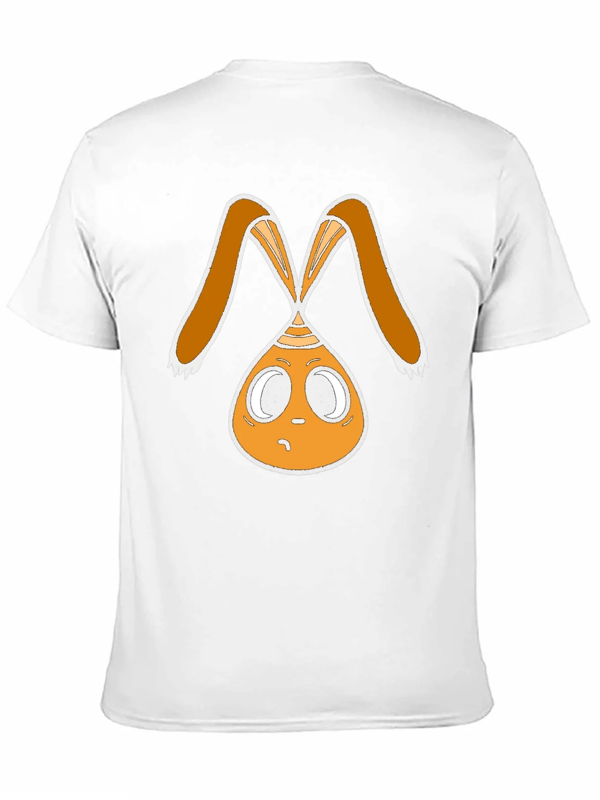 Funky Bunny Graphic Tee - Black Cotton Casual Shirt product image 2