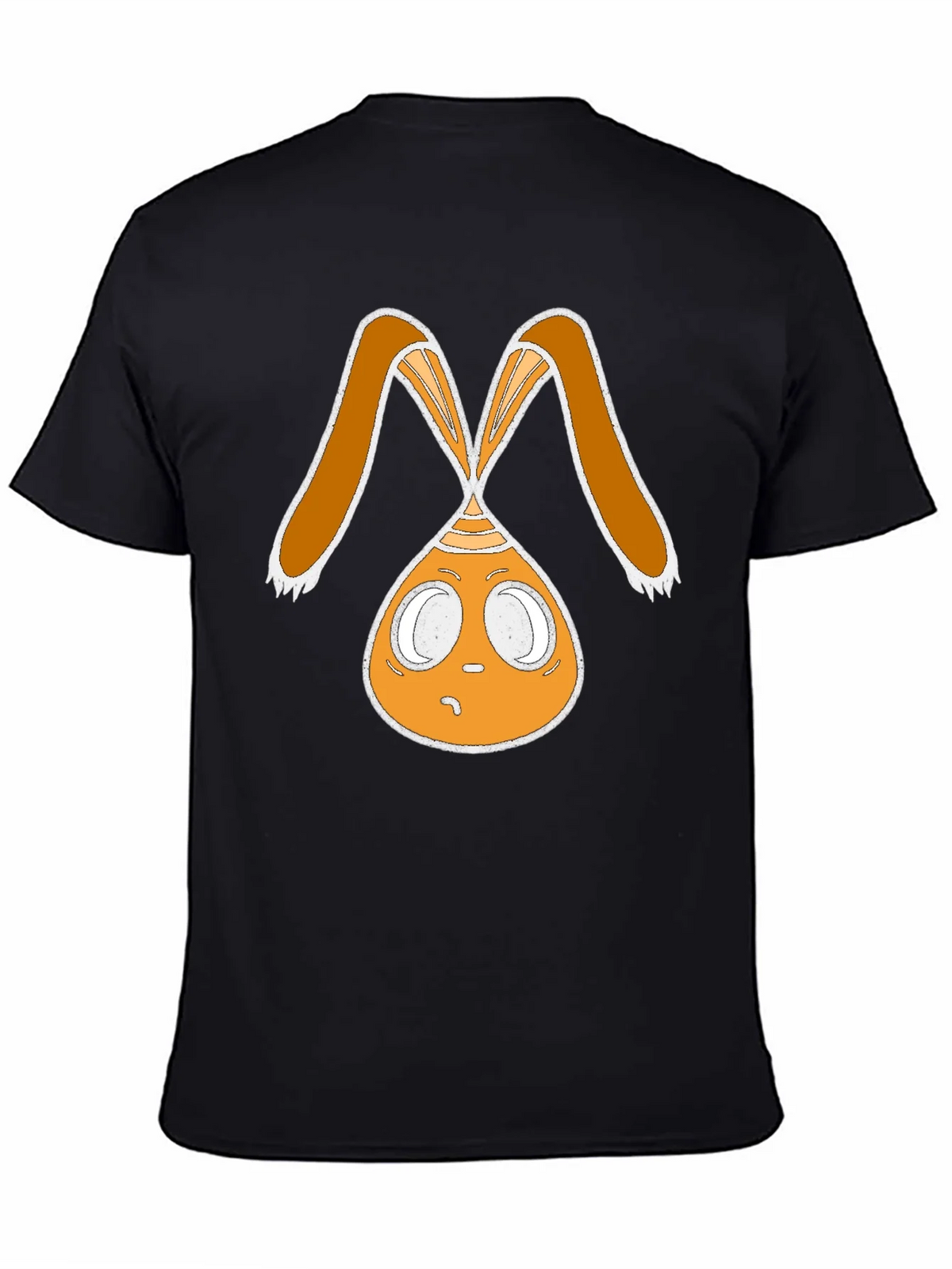 Funky Bunny Graphic Tee - Black Cotton Casual Shirt product image 7
