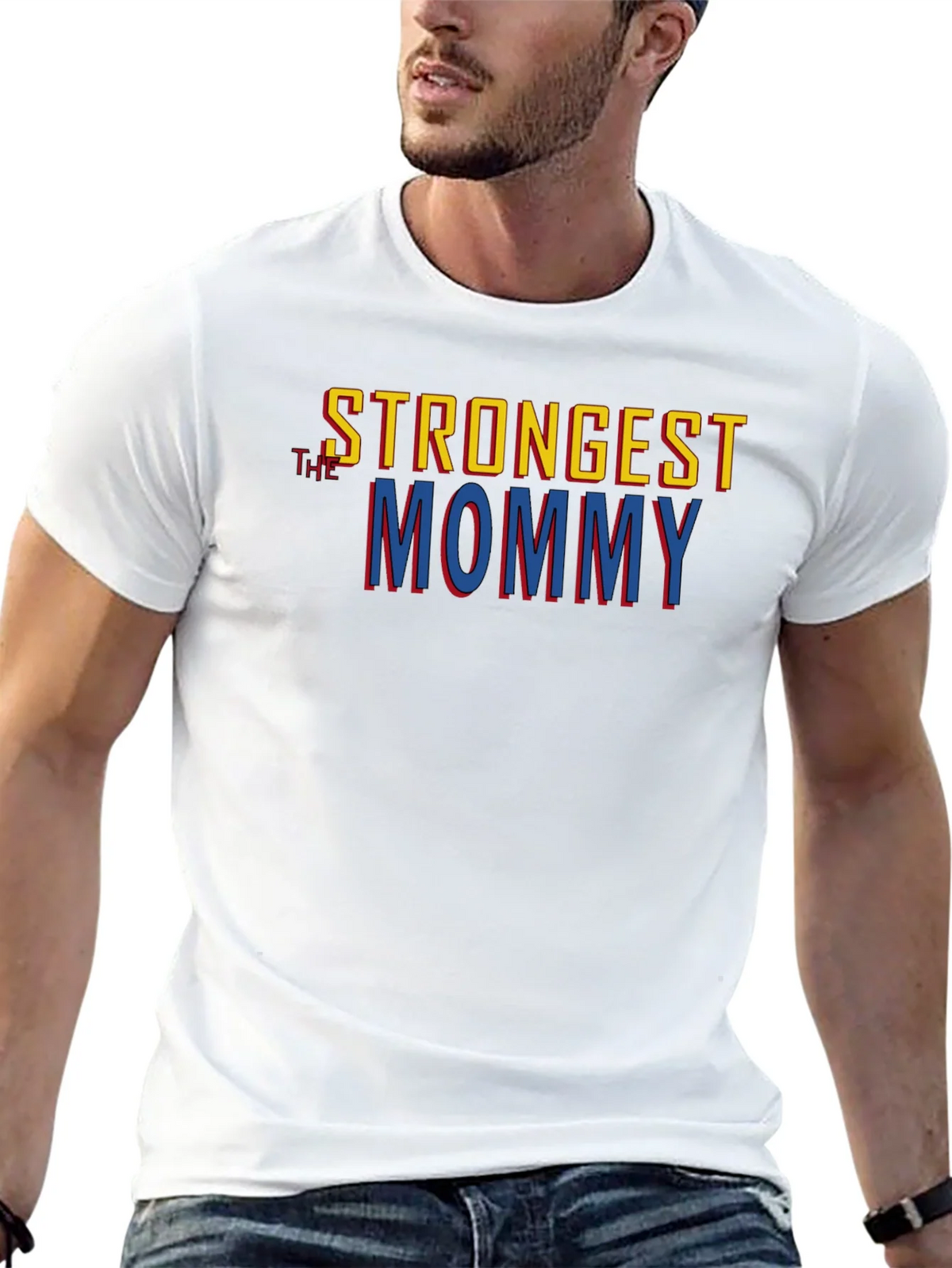 Strongest Mommy Graphic T-Shirt product image 4