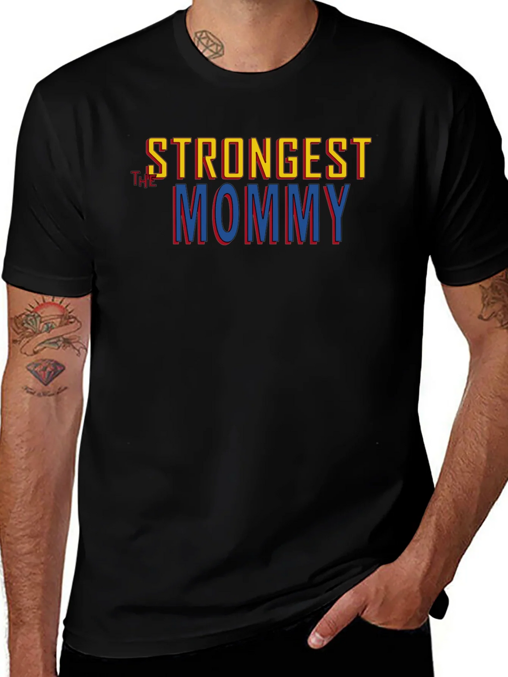 Strongest Mommy Graphic T-Shirt product image 1