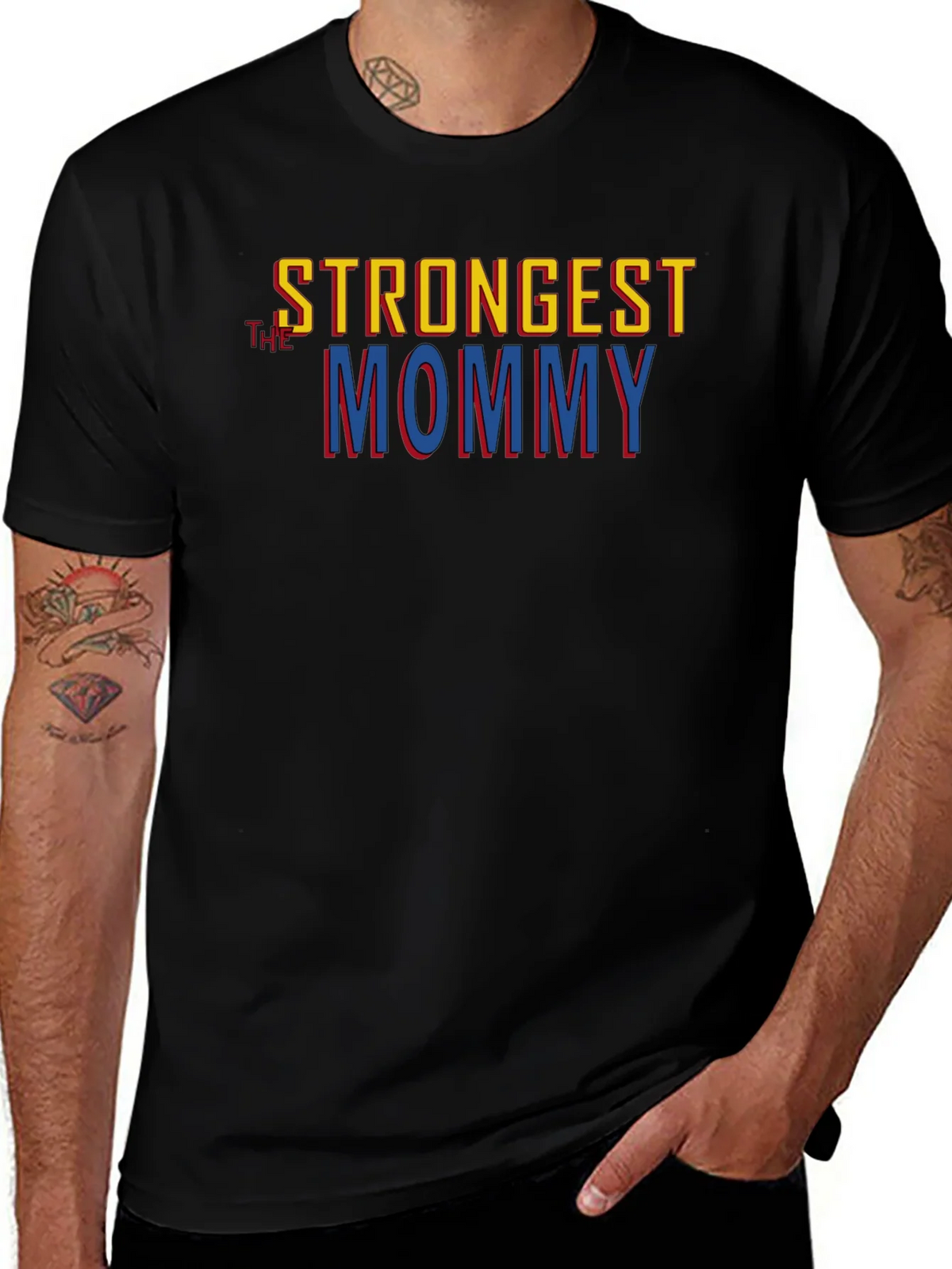 Strongest Mommy Graphic T-Shirt product image 1