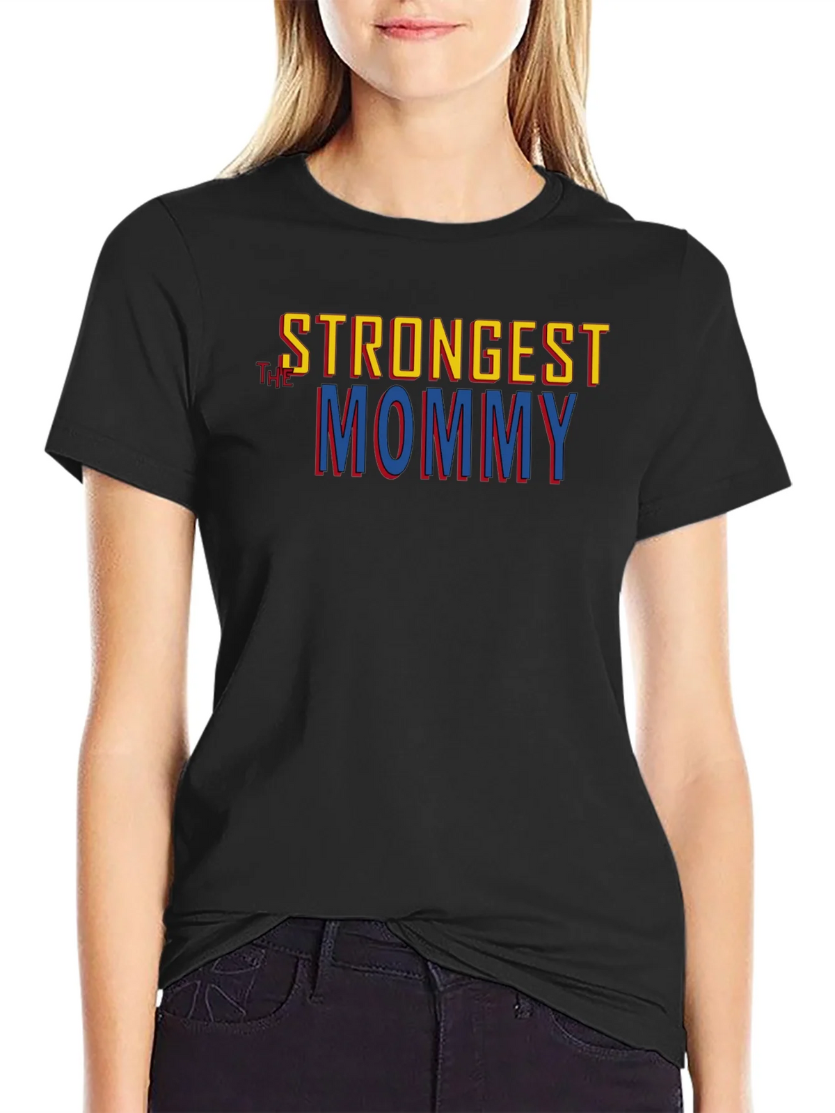 Strongest Mommy Graphic T-Shirt product image 5