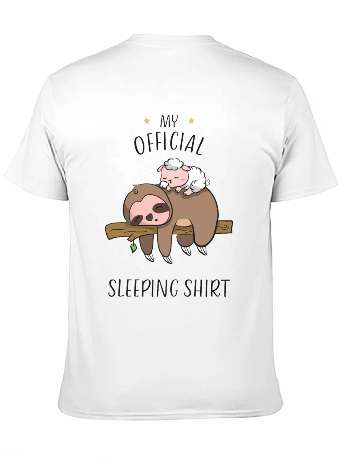 Cute Sloth & Sheep Sleeping Shirt - Super Soft Tee product image 2