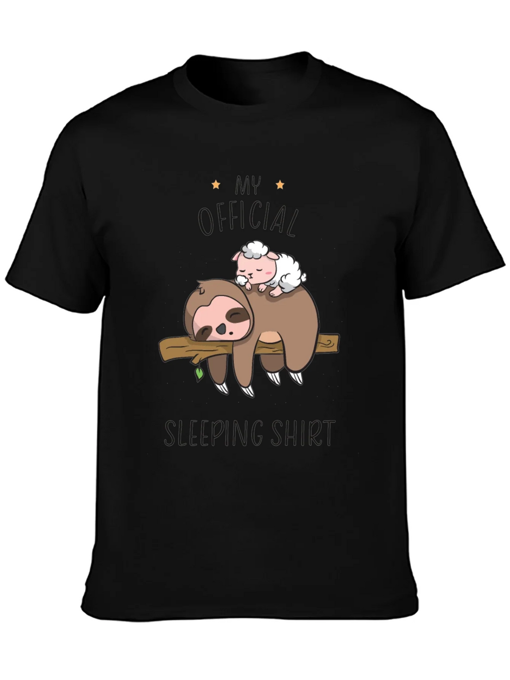 Cute Sloth & Sheep Sleeping Shirt - Super Soft Tee product image 6