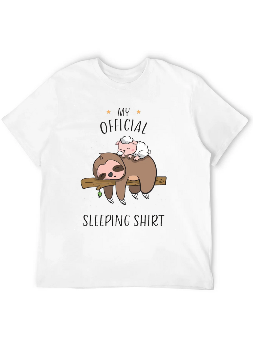Cute Sloth & Sheep Sleeping Shirt - Super Soft Tee product image 3