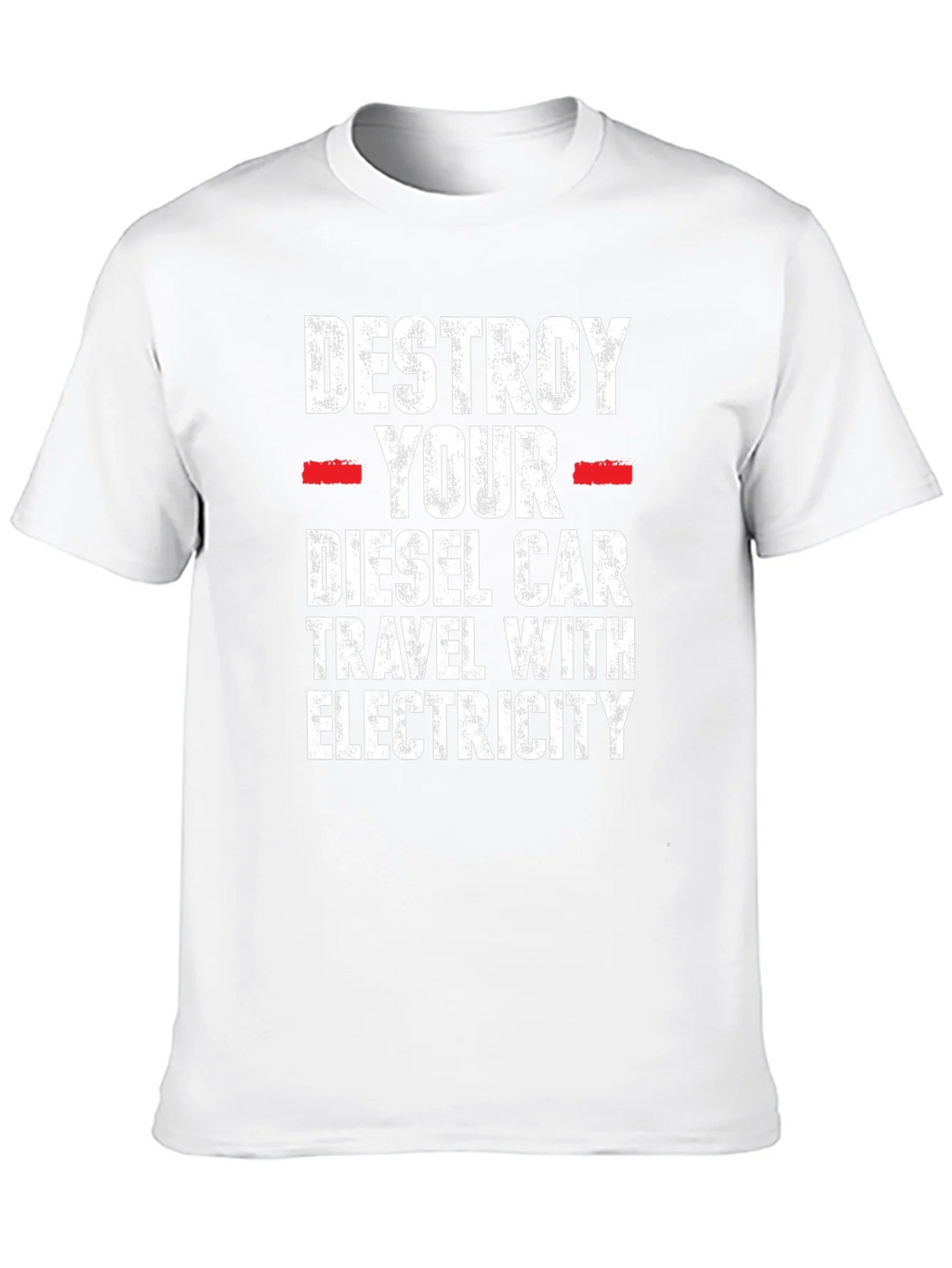 Destroy Your Diesel Car T-Shirt - Travel with Electricity product image 12