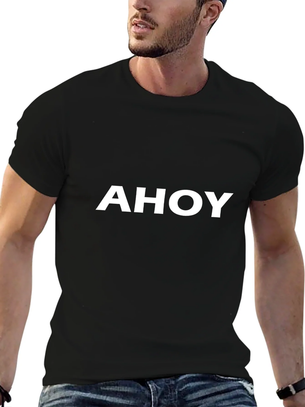 Ahoy Graphic T-Shirt - Classic Black Tee product image 9
