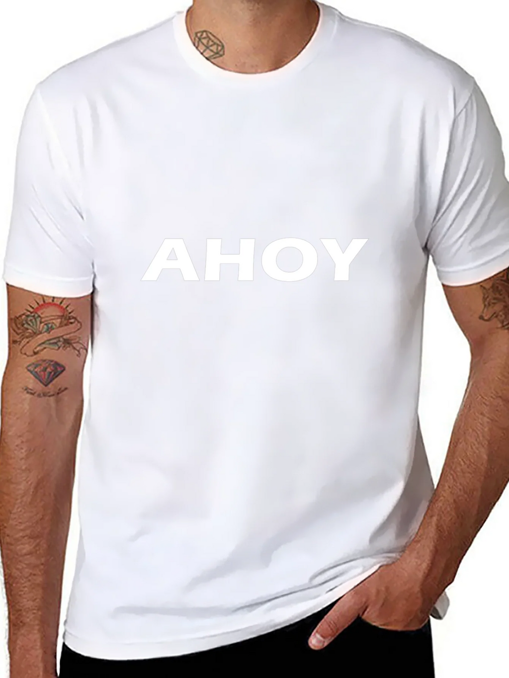 Ahoy Graphic T-Shirt - Classic Black Tee product image 10