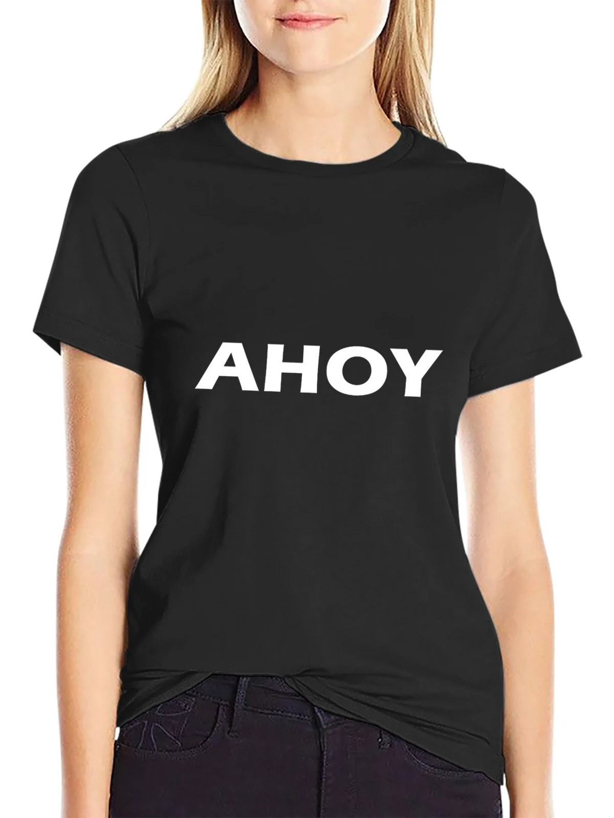 Ahoy Graphic T-Shirt - Classic Black Tee product image 5