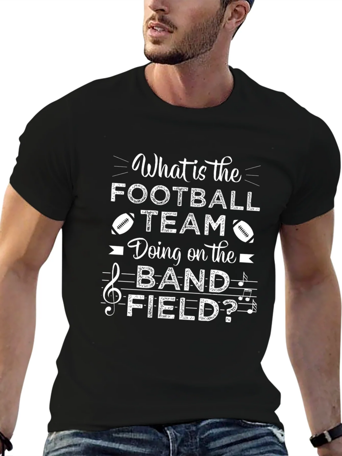 Football Team Band Field T-Shirt product image 9