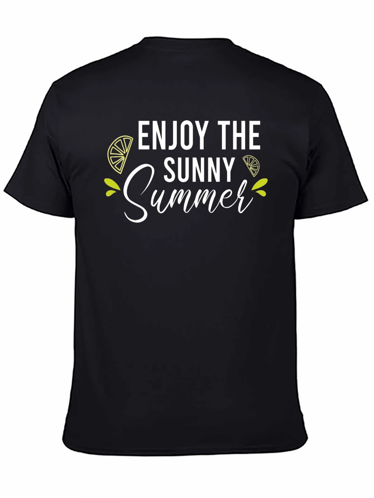 Enjoy the Sunny Summer Black T-Shirt product image 7